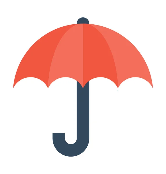 Umbrella Flat vector Icon — Stock Vector