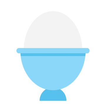 Yumurta Kupası düz vektör simgesi