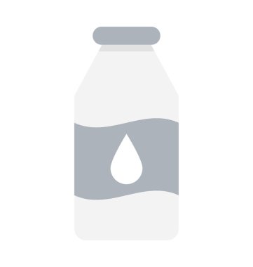 Şişe Düz Vektör Simgesi