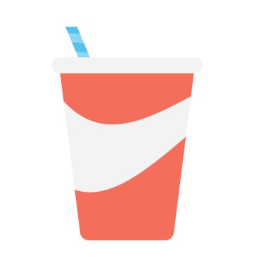 Suyu Kupası düz vektör simgesi