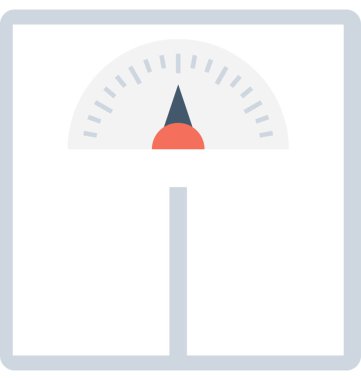 Ağırlık Ölçekleme Düz Vektör Simgesi