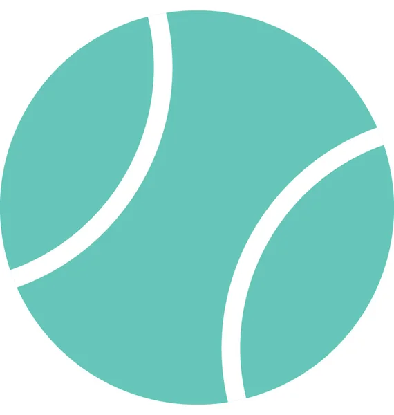 Ball Flache Vektor Symbol — Stockvektor