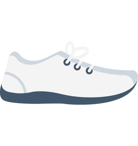 Zapatos Deportivos Icono Vector Plano — Vector de stock