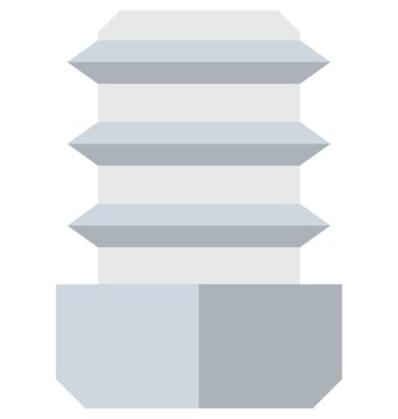 düz vektör simgesini boş ver