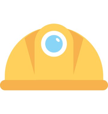 Sabit Hat düz vektör simgesi