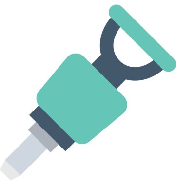 Misket makine düz vektör simgesi