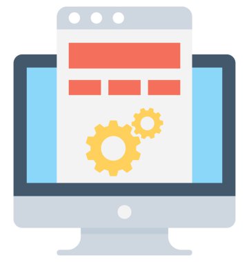 Düz vektör simgesini izle