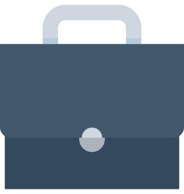 evrak çantası düz vektör simgesi