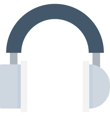 Kulaklıklar Düz Vektör Simgesi