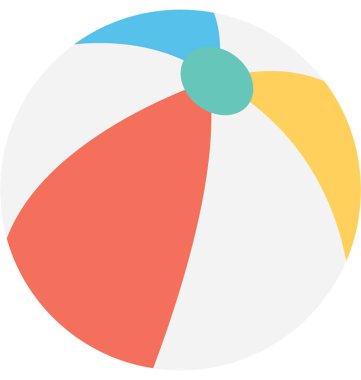 Top düz vektör simgesi