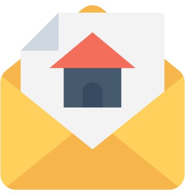 Kredi uygulama düz vektör simgesi