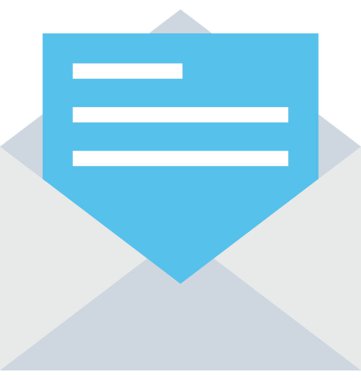 posta düz vektör simgesi