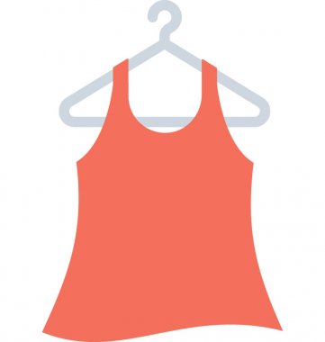 Bluz düz vektör simgesi