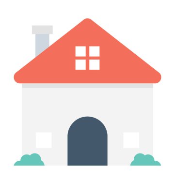 Yazlık düz vektör simgesi