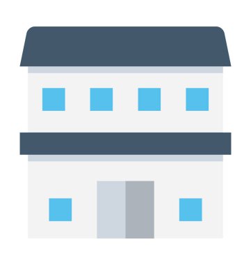 Yazlık düz vektör simgesi