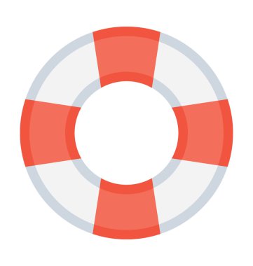 Lifering düz vektör simgesi