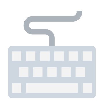 Klavye Düz Vektör Simgesi