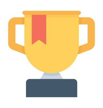 Trophy Düz Vektör Simgesi