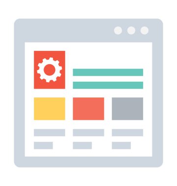 Tel çerçeve düz vektör simgesi