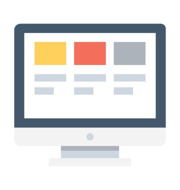 Tel çerçeve düz vektör simgesi