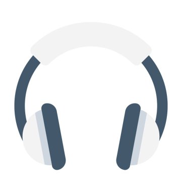 Kulaklıklar Düz Vektör Simgesi