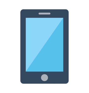 telefon düz vektör simgesi