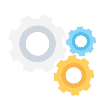 SMM düz vektör simgesi