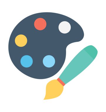 Resim düz vektör simgesi