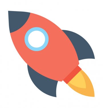 başlangıç düz vektör simgesi