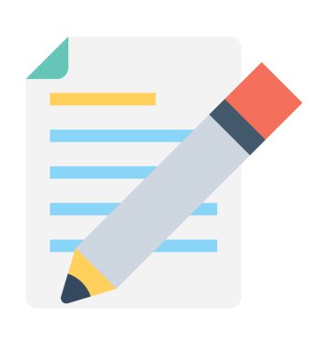 Düz vektör simge Düzenle