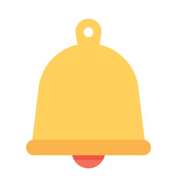 Çan Düz Vektör Simgesi