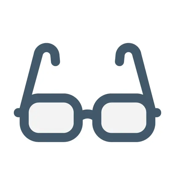 Gafas Sol Planas Vector Icon — Vector de stock