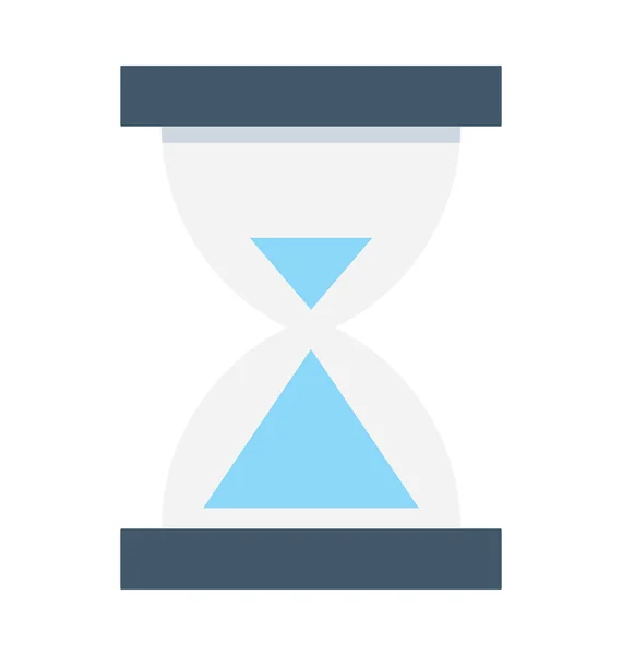 Hourglass Flat Vector Icon — Stock Vector