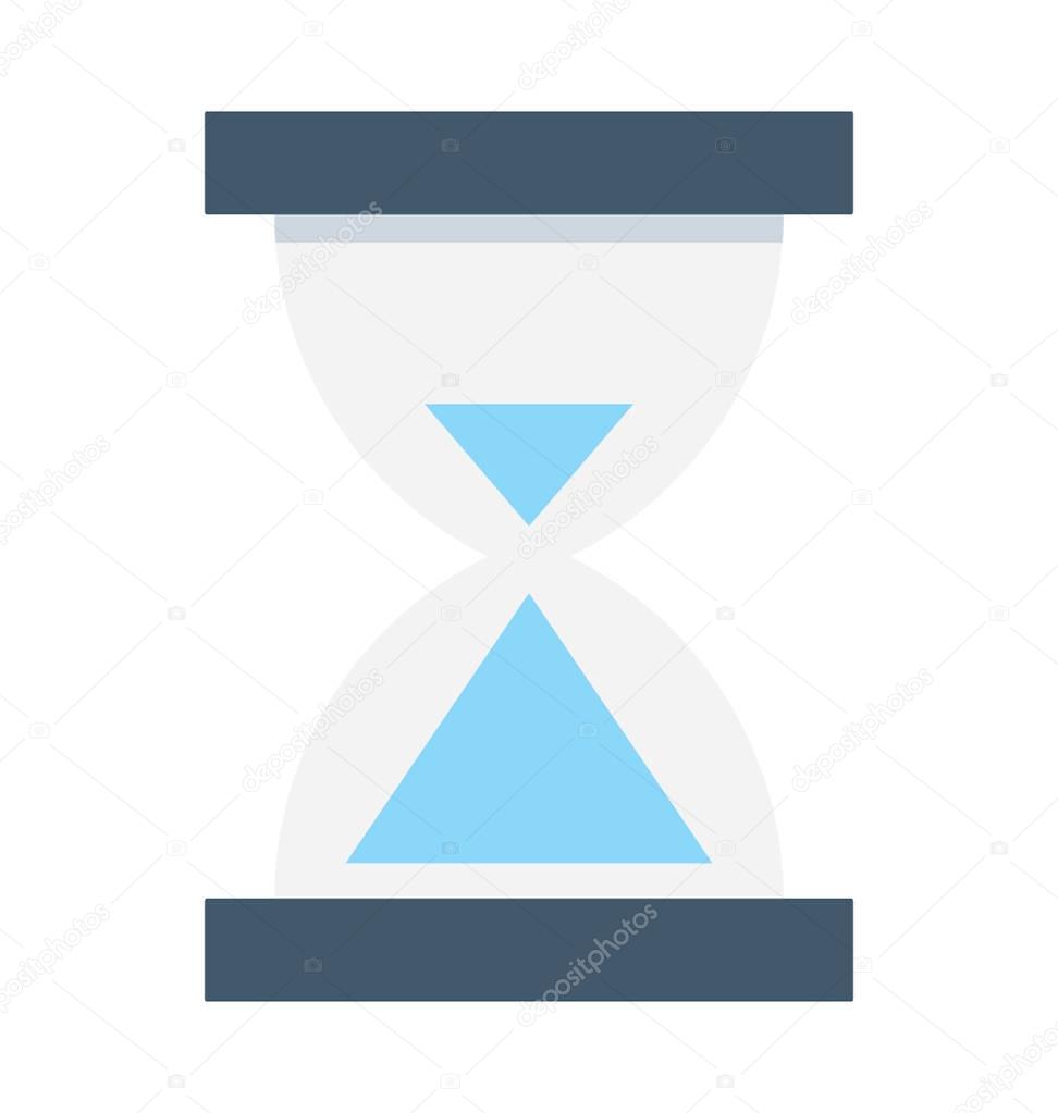 Hourglass Flat Vector Icon