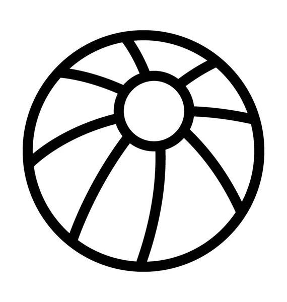 Шаровая Плоская Векторная Икона — стоковый вектор