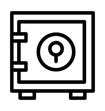 Banka tonoz düz vektör simgesi