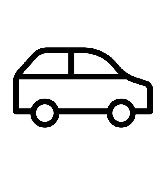 Car Flat Vector Icon — Stock Vector