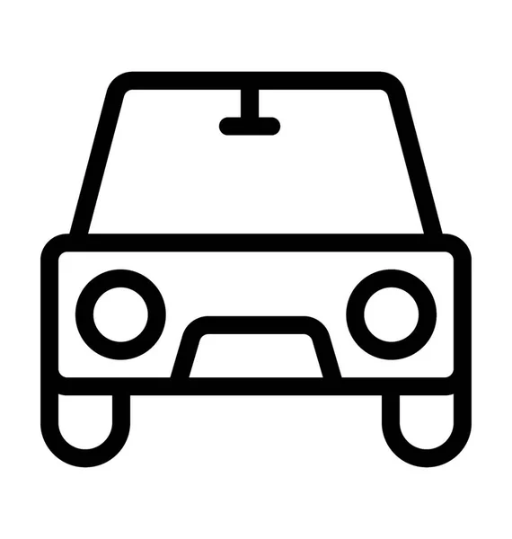 Car Flat Vector Icon — Stock Vector