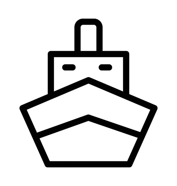Корабельная Векторная Икона — стоковый вектор