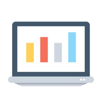 SEO grafik düz vektör simgesi