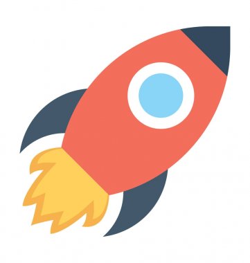 başlangıç düz vektör simgesi