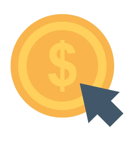 PPC Flat Vector Icon — Stockvector