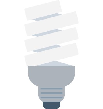 Enerji tasarrufu düz vektör simgesi