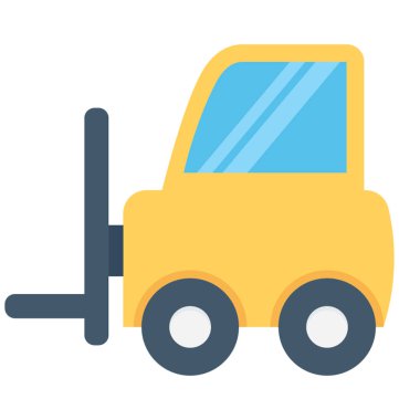 Kedi hırsızı düz vektör simgesi