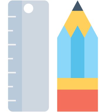 İleti örneği düz vektör simgesi