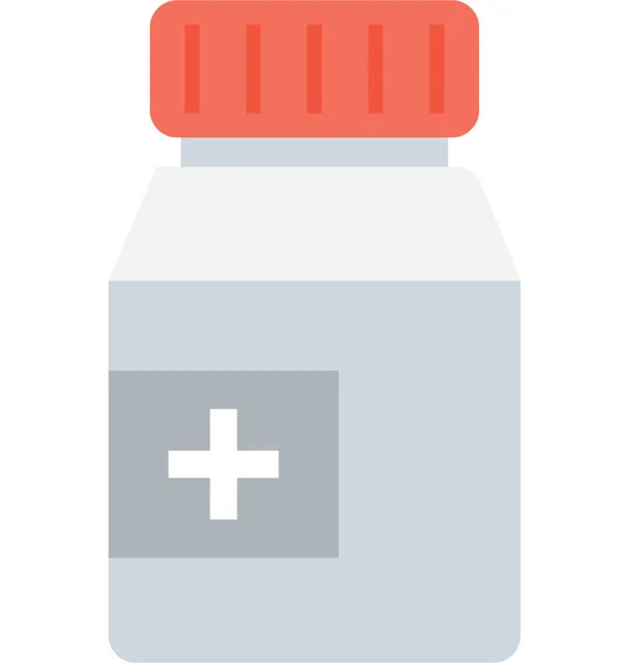 Medicine Flat Vector Icon — Stock Vector