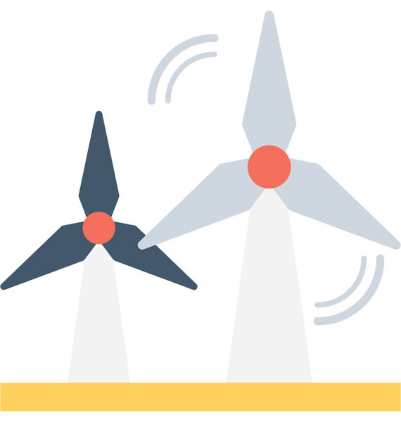 Windmill Flat Vector Icon
