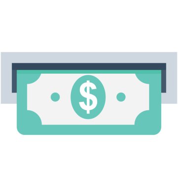 Hareket düz vektör simgesi