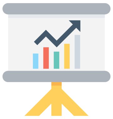 Sunu düz vektör simgesi