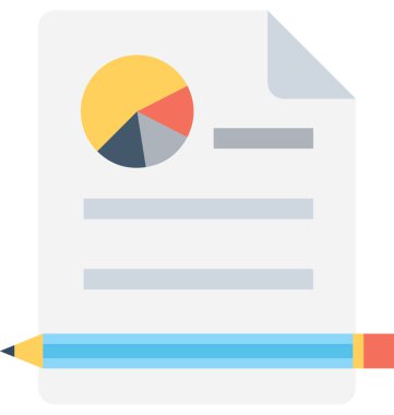 düz vektör simgesini rapor et